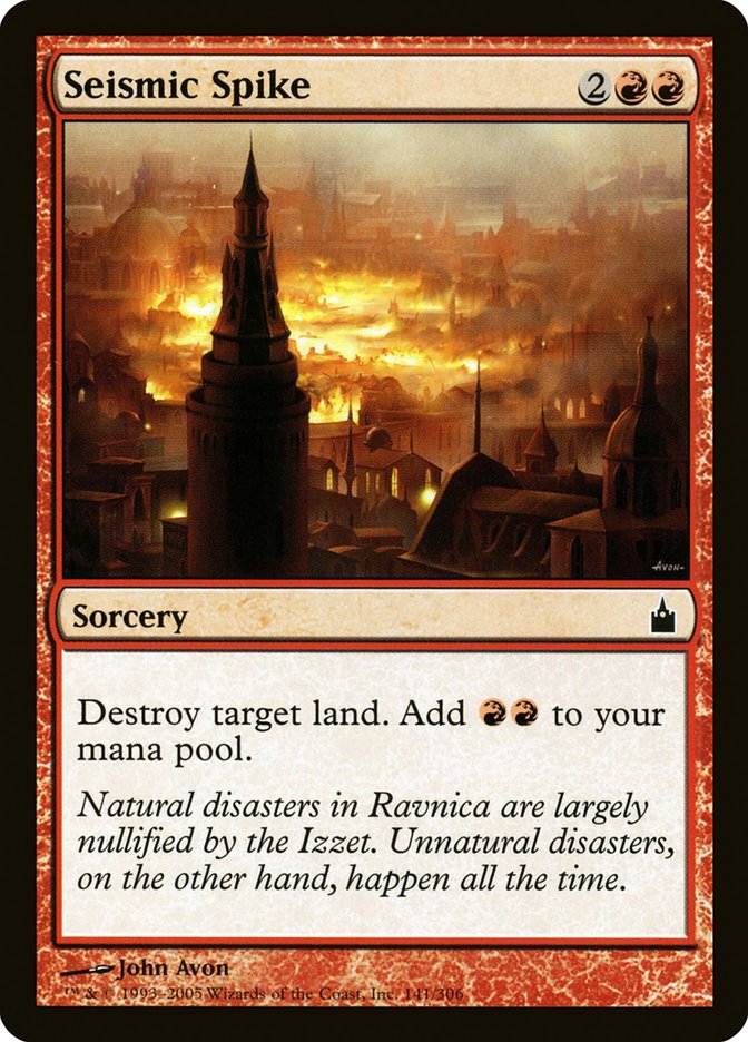 Seismic Spike [Ravnica: City of Guilds] | The Gaming Verse