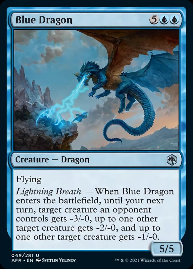 Blue Dragon [Dungeons & Dragons: Adventures in the Forgotten Realms] | The Gaming Verse