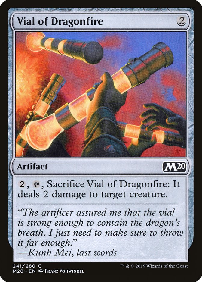 Vial of Dragonfire [Core Set 2020] | The Gaming Verse