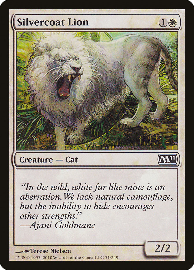 Silvercoat Lion [Magic 2011] | The Gaming Verse