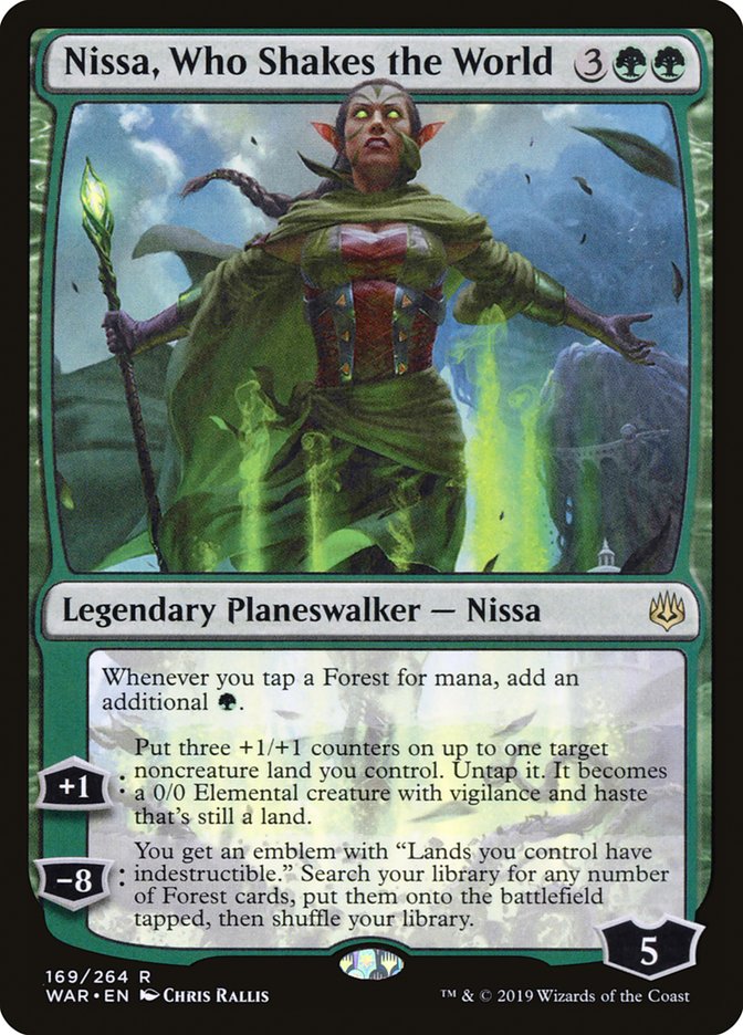 Nissa, Who Shakes the World [War of the Spark] | The Gaming Verse