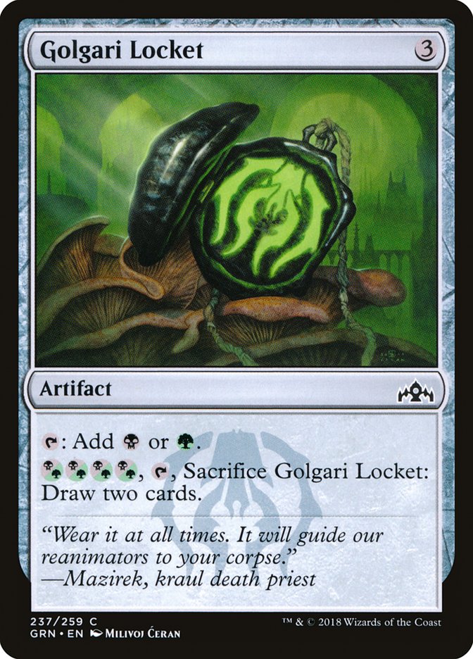 Golgari Locket [Guilds of Ravnica] | The Gaming Verse