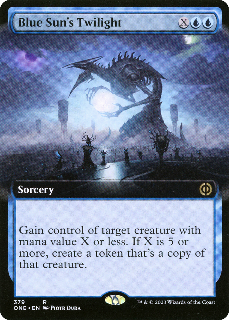 Blue Sun's Twilight (Extended Art) [Phyrexia: All Will Be One] | The Gaming Verse