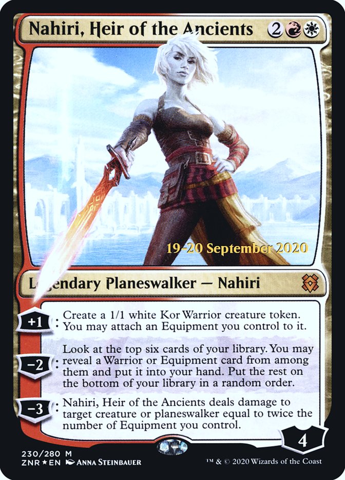 Nahiri, Heir of the Ancients  [Zendikar Rising Prerelease Promos] | The Gaming Verse