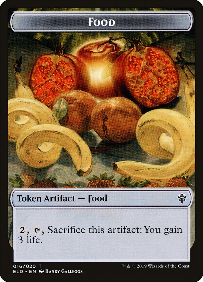 Food (016/020) [Throne of Eldraine Tokens] | The Gaming Verse