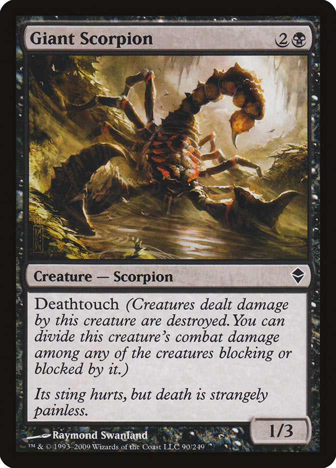 Giant Scorpion [Zendikar] | The Gaming Verse