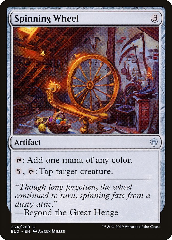 Spinning Wheel [Throne of Eldraine] | The Gaming Verse