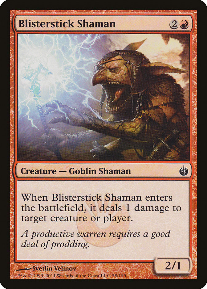 Blisterstick Shaman [Mirrodin Besieged] | The Gaming Verse