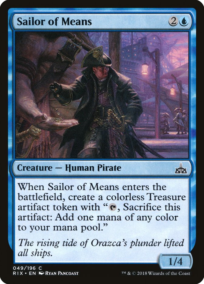 Sailor of Means [Rivals of Ixalan] | The Gaming Verse