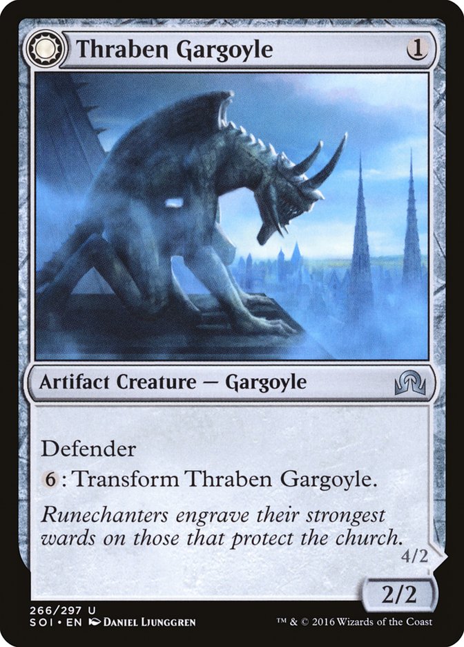 Thraben Gargoyle // Stonewing Antagonizer [Shadows over Innistrad] | The Gaming Verse