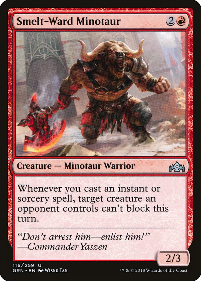 Smelt-Ward Minotaur [Guilds of Ravnica] | The Gaming Verse