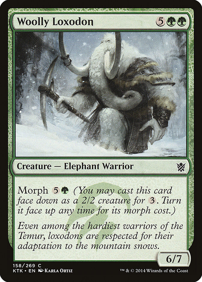 Woolly Loxodon [Khans of Tarkir] | The Gaming Verse