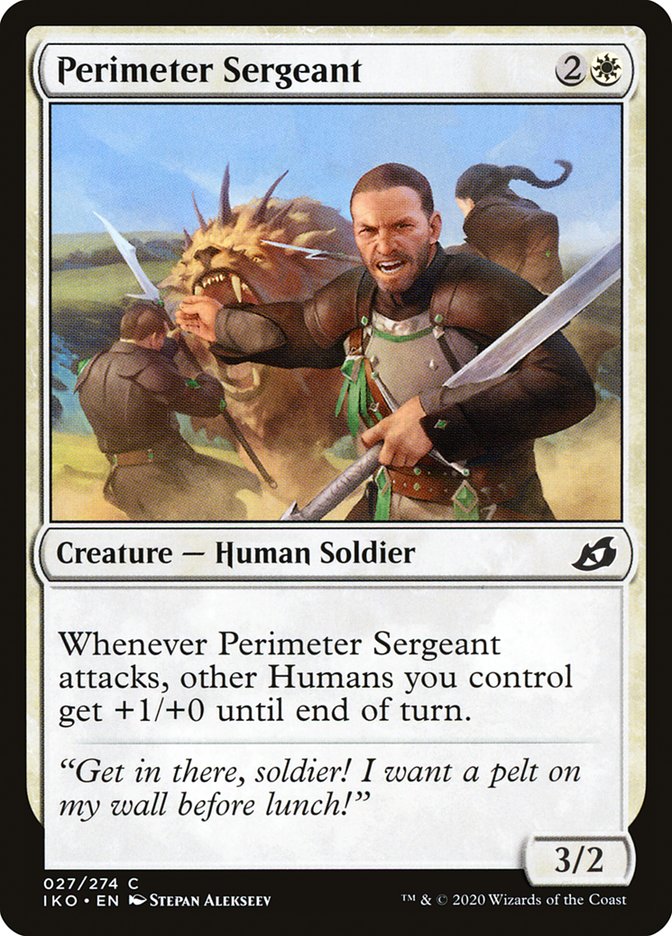 Perimeter Sergeant [Ikoria: Lair of Behemoths] | The Gaming Verse