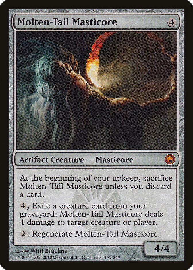 Molten-Tail Masticore [Scars of Mirrodin] | The Gaming Verse