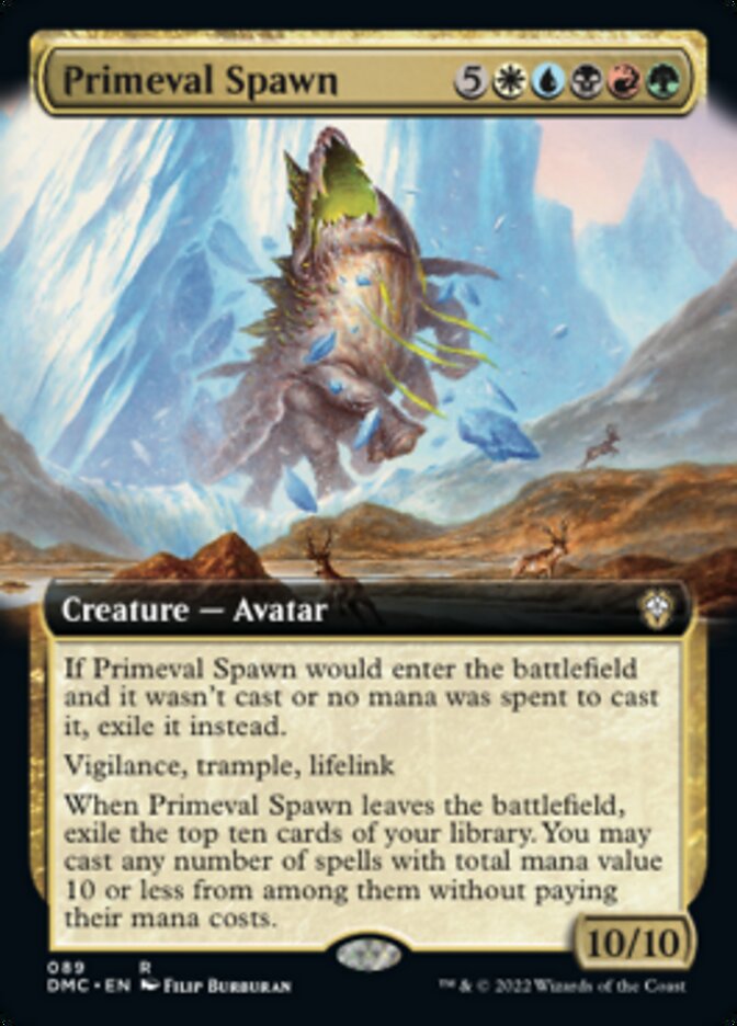 Primeval Spawn (Extended Art) [Dominaria United Commander] | The Gaming Verse