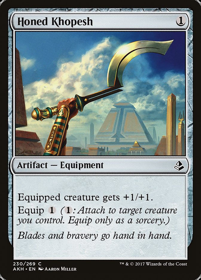 Honed Khopesh [Amonkhet] | The Gaming Verse