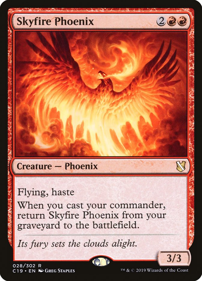 Skyfire Phoenix [Commander 2019] | The Gaming Verse