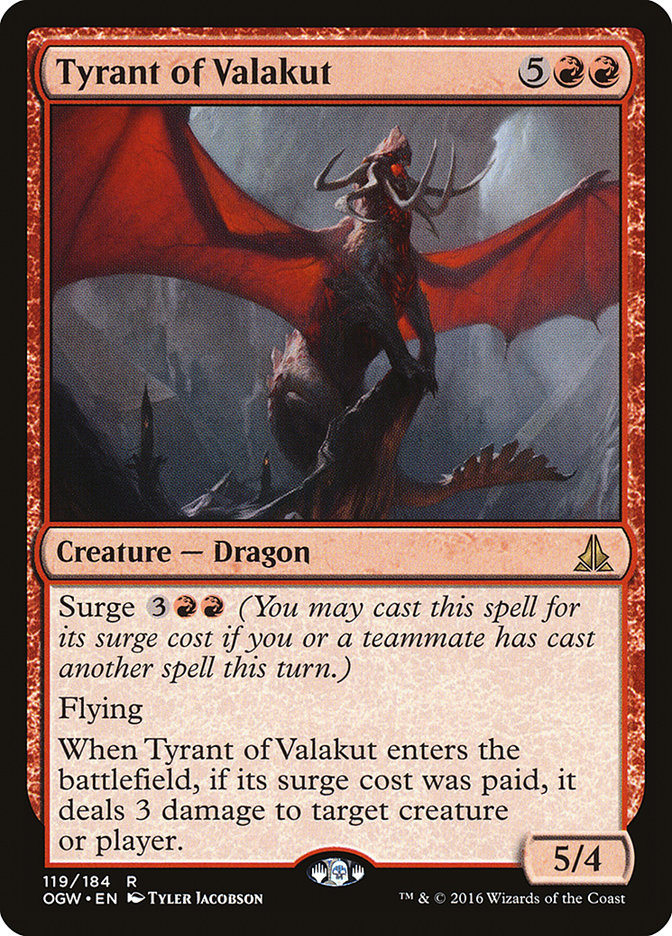 Tyrant of Valakut [Oath of the Gatewatch] | The Gaming Verse