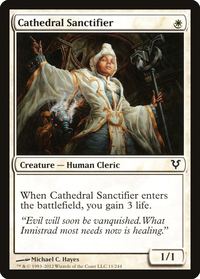 Cathedral Sanctifier [Avacyn Restored] | The Gaming Verse