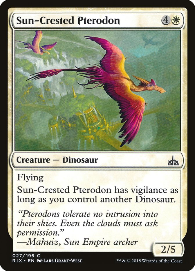 Sun-Crested Pterodon [Rivals of Ixalan] | The Gaming Verse