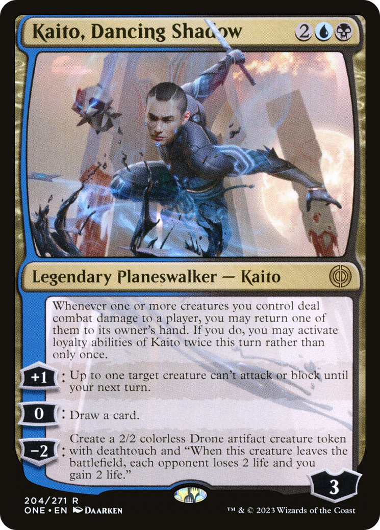 Kaito, Dancing Shadow [Phyrexia: All Will Be One] | The Gaming Verse