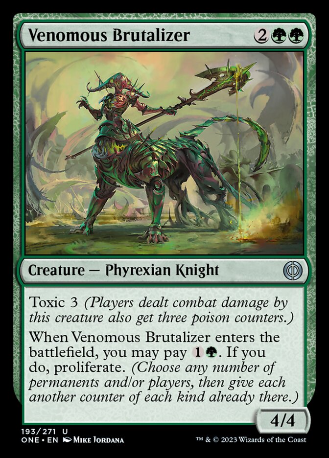 Venomous Brutalizer [Phyrexia: All Will Be One] | The Gaming Verse