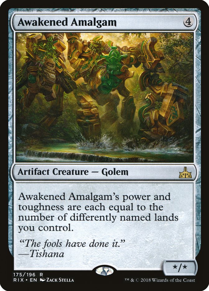 Awakened Amalgam [Rivals of Ixalan] | The Gaming Verse