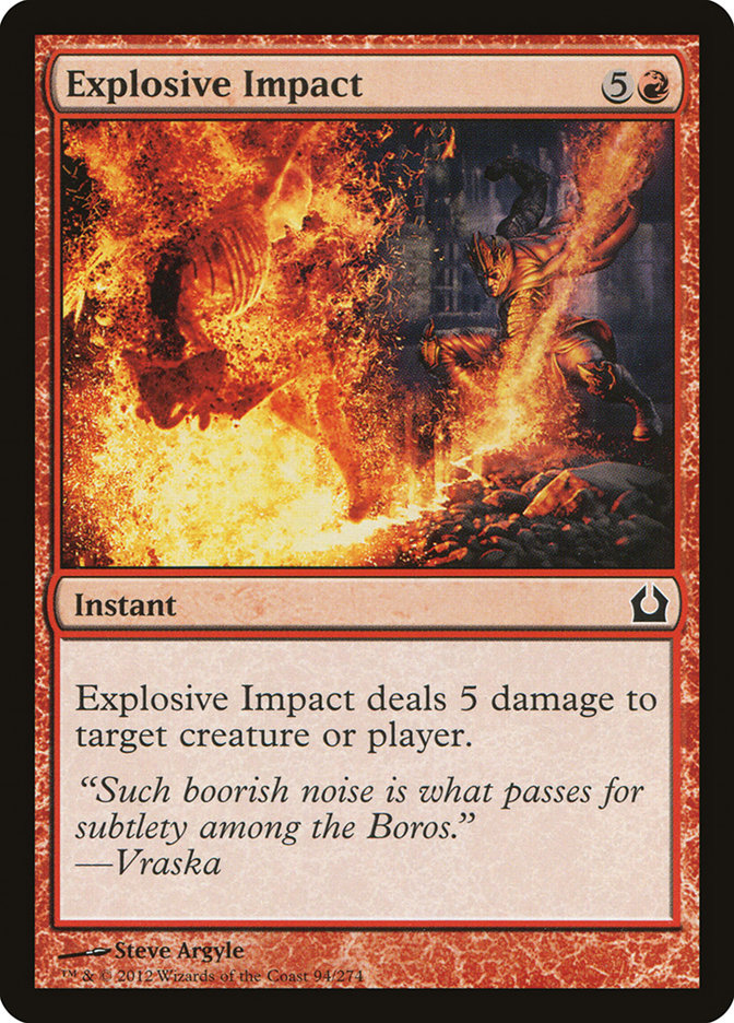 Explosive Impact [Return to Ravnica] | The Gaming Verse