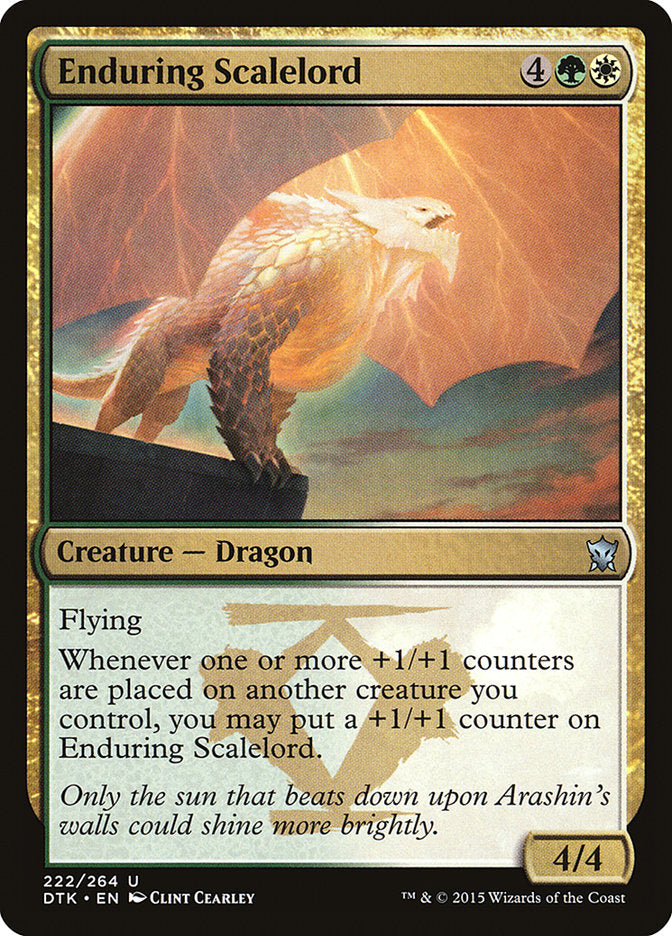 Enduring Scalelord [Dragons of Tarkir] | The Gaming Verse