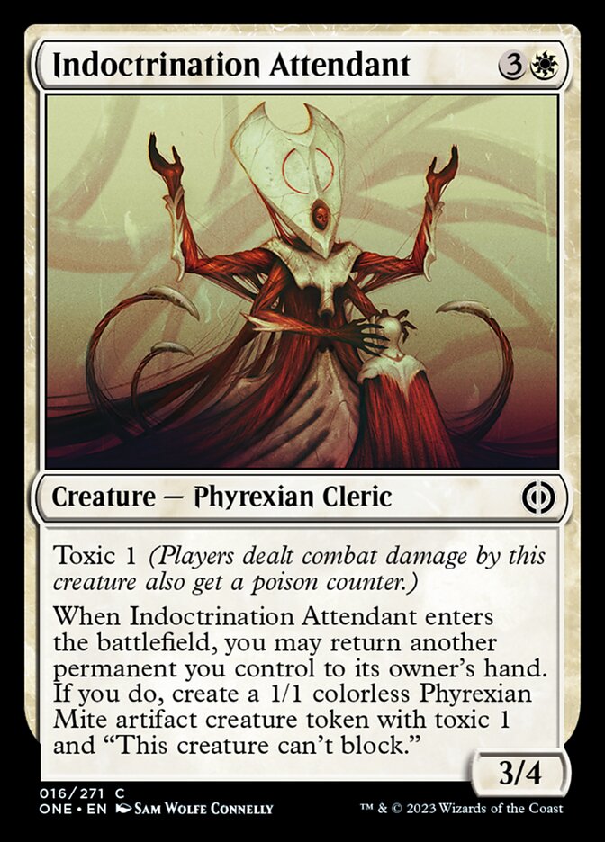 Indoctrination Attendant [Phyrexia: All Will Be One] | The Gaming Verse