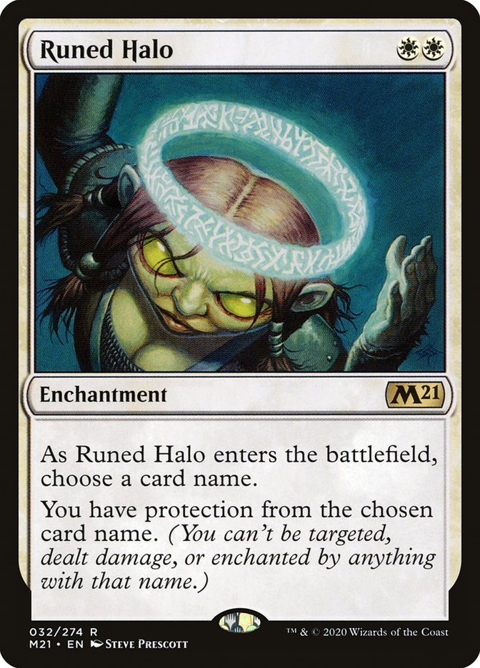 Runed Halo [Core Set 2021] | The Gaming Verse