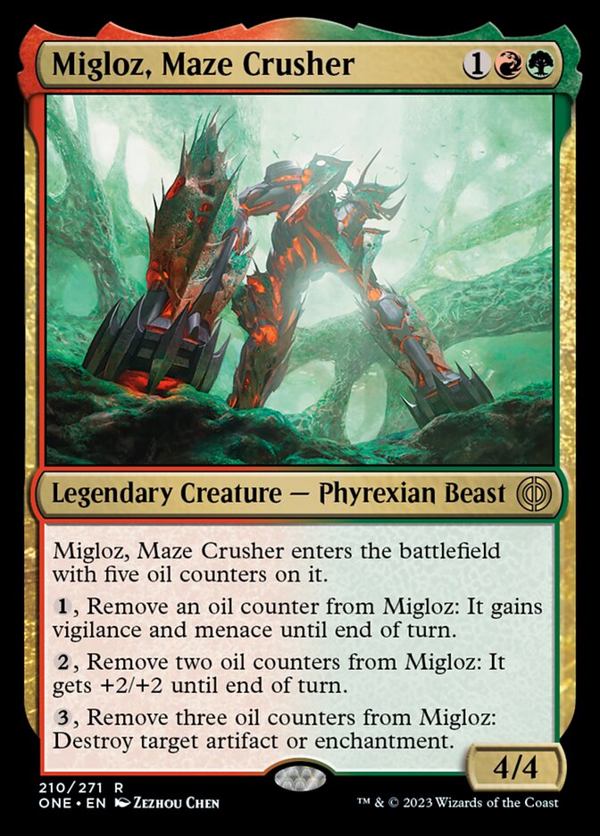 Migloz, Maze Crusher [Phyrexia: All Will Be One] | The Gaming Verse