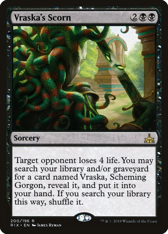 Vraska's Scorn [Rivals of Ixalan] | The Gaming Verse