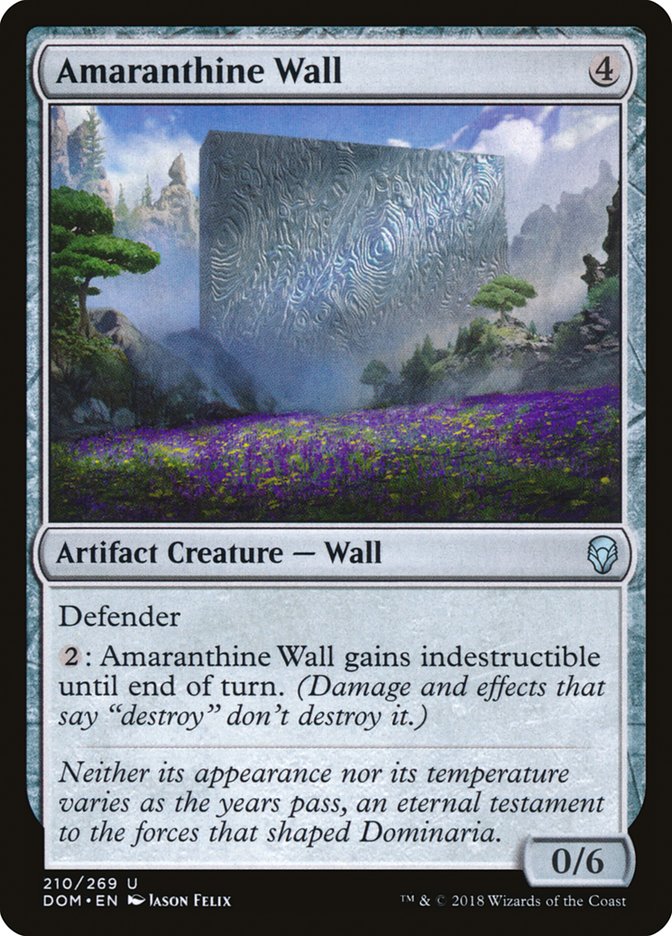 Amaranthine Wall [Dominaria] | The Gaming Verse