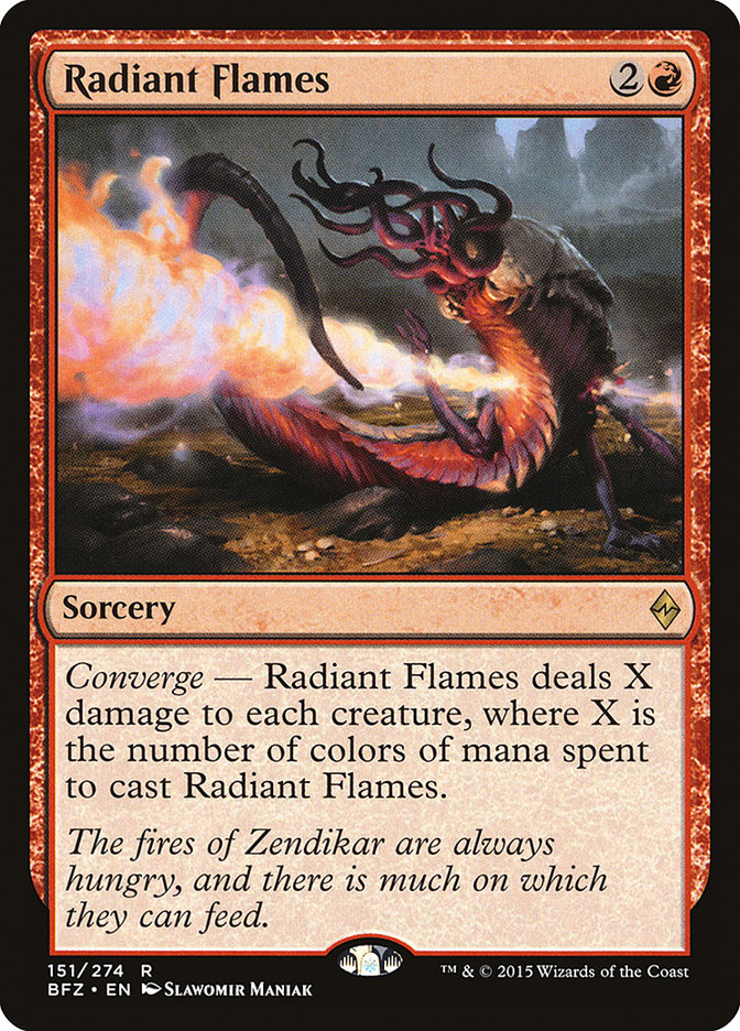 Radiant Flames [Battle for Zendikar] | The Gaming Verse