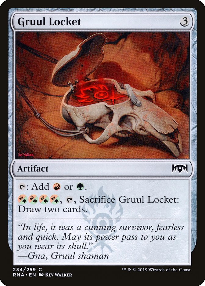 Gruul Locket [Ravnica Allegiance] | The Gaming Verse