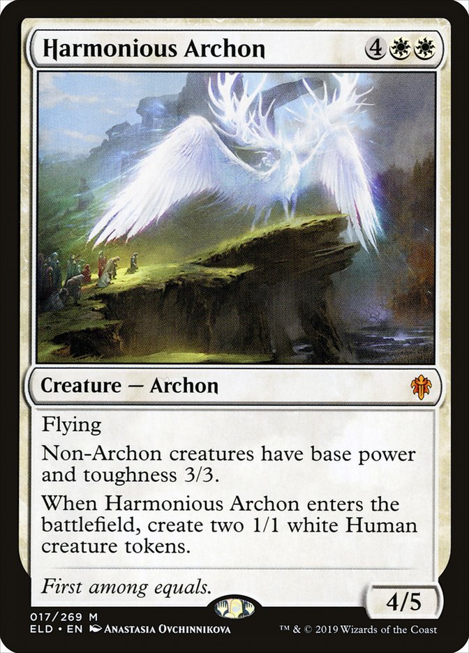 Harmonious Archon [Throne of Eldraine] | The Gaming Verse