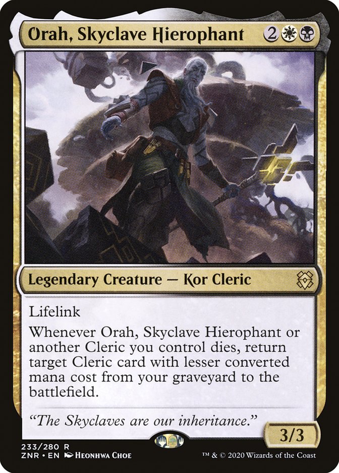 Orah, Skyclave Hierophant [Zendikar Rising] | The Gaming Verse