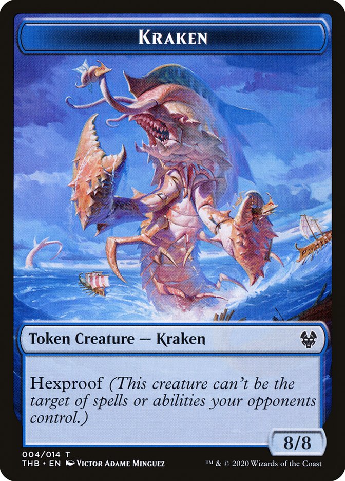 Kraken Token [Theros Beyond Death] | The Gaming Verse