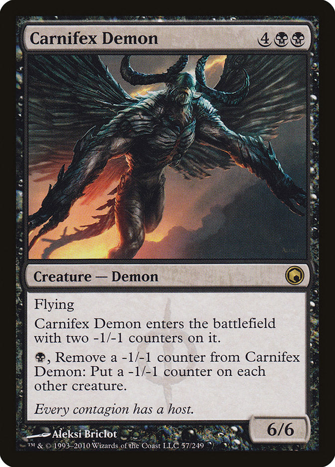 Carnifex Demon [Scars of Mirrodin] | The Gaming Verse