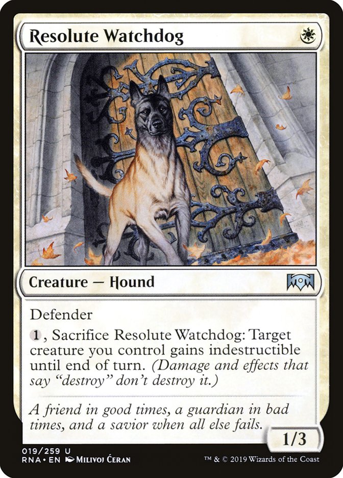 Resolute Watchdog [Ravnica Allegiance] | The Gaming Verse