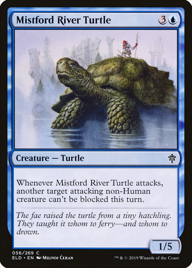 Mistford River Turtle [Throne of Eldraine] | The Gaming Verse