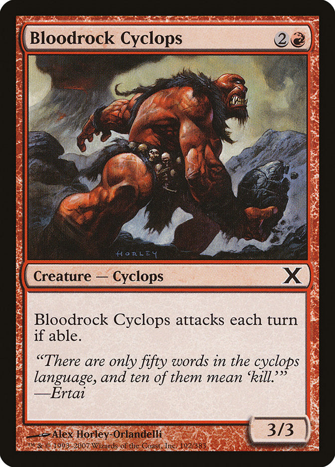 Bloodrock Cyclops [Tenth Edition] | The Gaming Verse