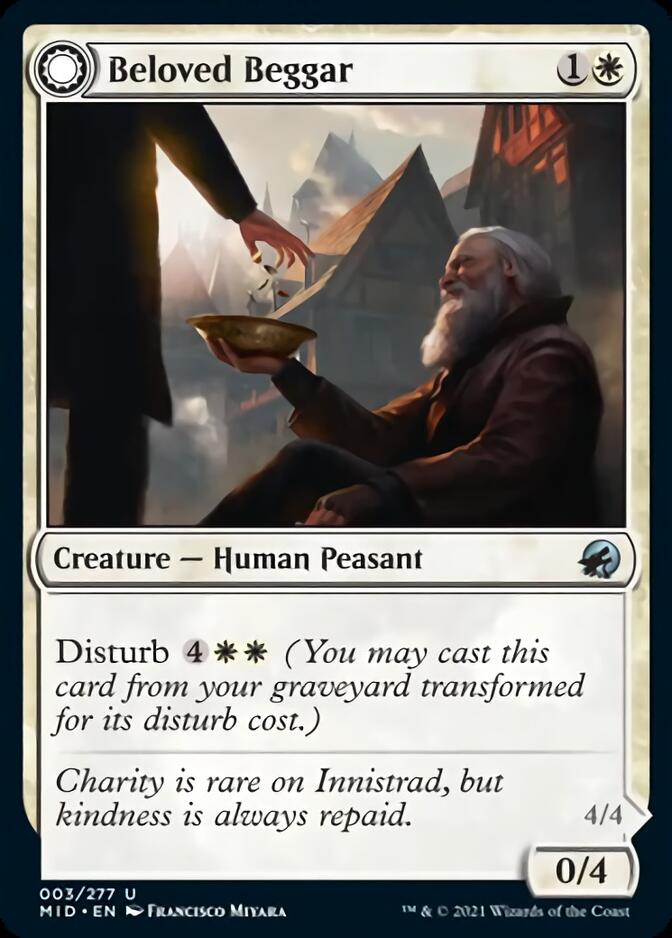 Beloved Beggar // Generous Soul [Innistrad: Midnight Hunt] | The Gaming Verse