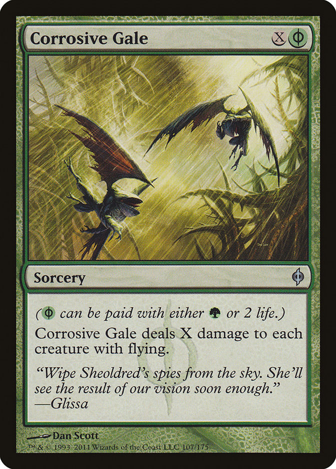 Corrosive Gale [New Phyrexia] | The Gaming Verse