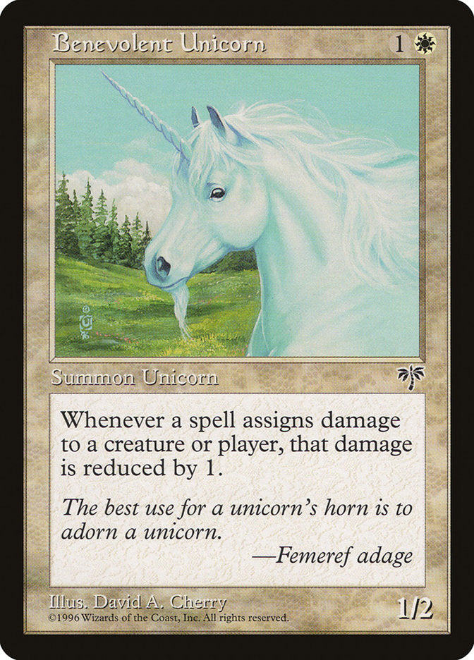 Benevolent Unicorn [Mirage] | The Gaming Verse