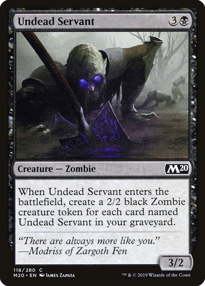 Undead Servant [Core Set 2020] | The Gaming Verse