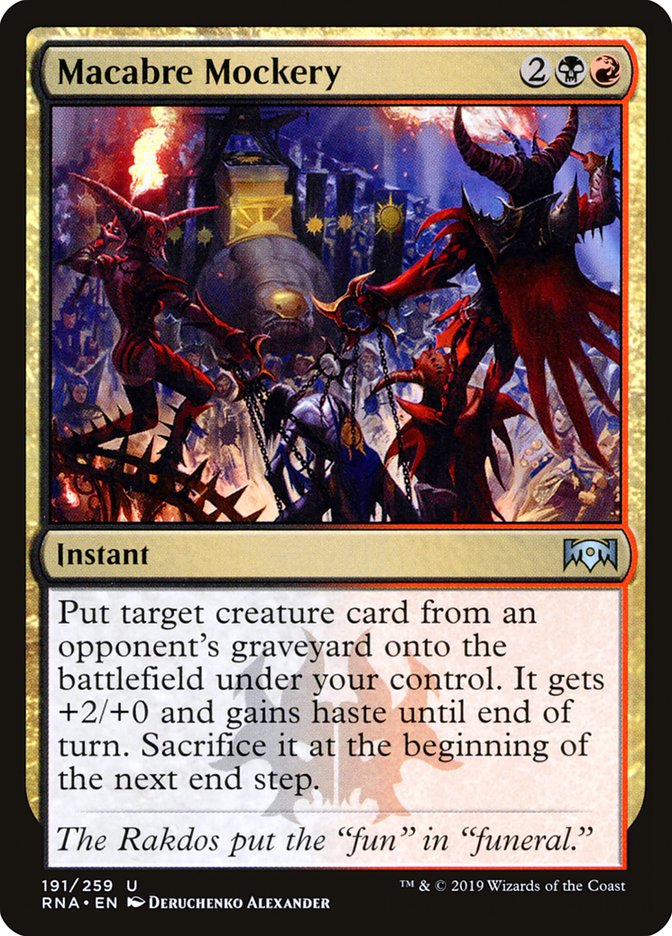 Macabre Mockery [Ravnica Allegiance] | The Gaming Verse