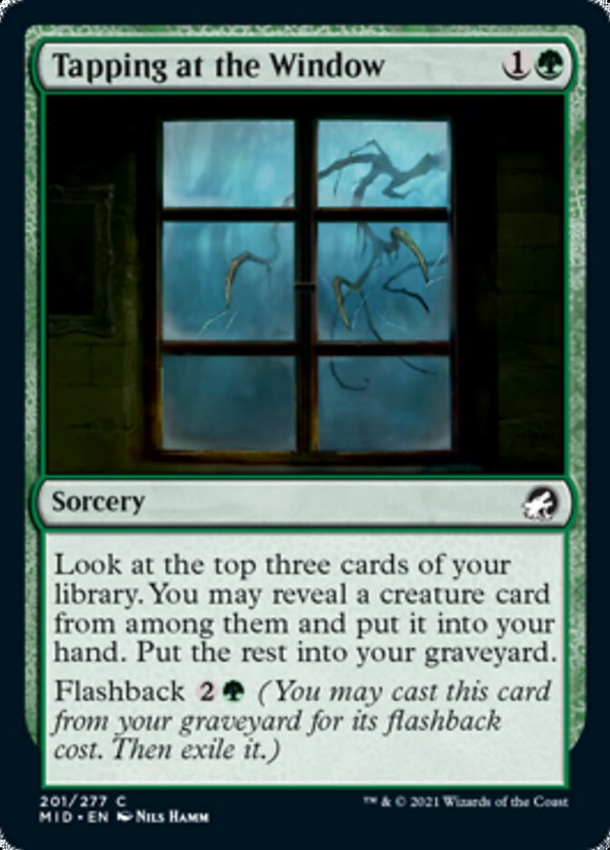 Tapping at the Window [Innistrad: Midnight Hunt] | The Gaming Verse