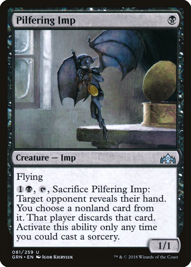 Pilfering Imp [Guilds of Ravnica] | The Gaming Verse